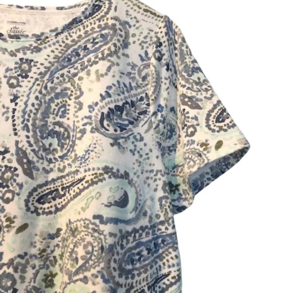 Croft & Barrow Classic Tee Shirt -0X - Picture 4 of 8